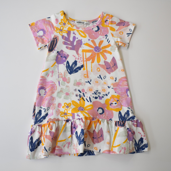 Little Dreamer Girls Cotton Dress-0