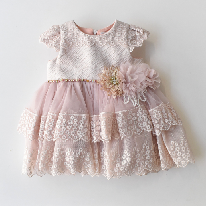 Sweet Vintage Formal Baby Dress-3