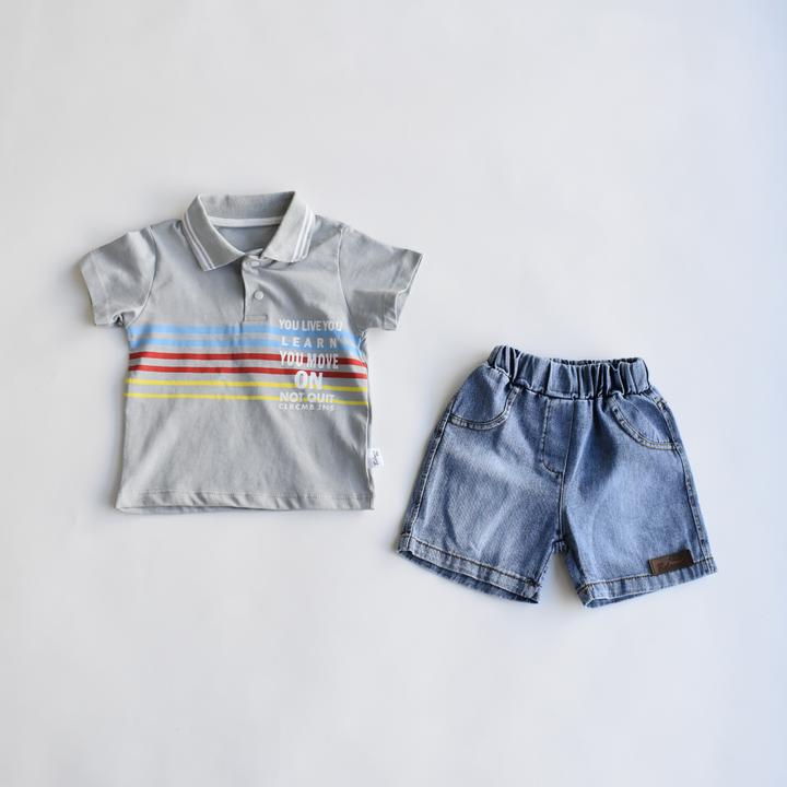 The Resilient Stride Boys Polo Set JuniorKids