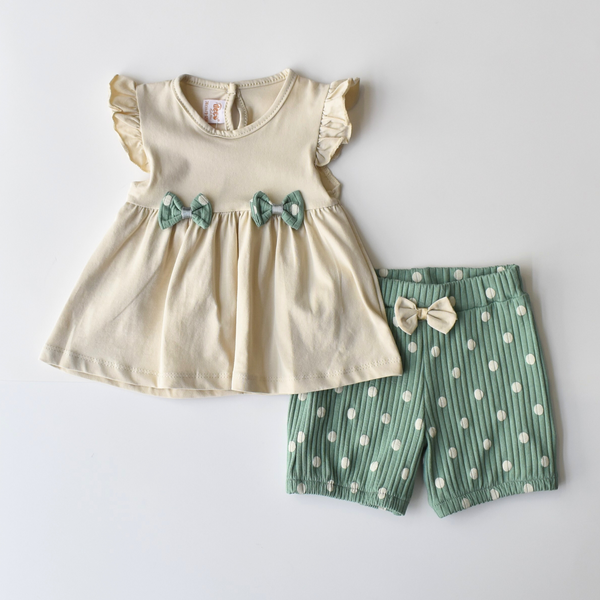 Dotty Delight Girls Casual Set-0