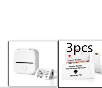 Portable Mini Thermal Label Printer Home Photo Printer Student Wrong Question Printer Bluetooth-compatible Mini Label Printer Price Tag My Store