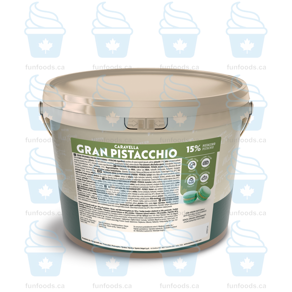 Pistachio Filling - 5kg Bucket - Caravella Gran Pistachio Cream - Master Martini Canada - Canadian Distribution-0