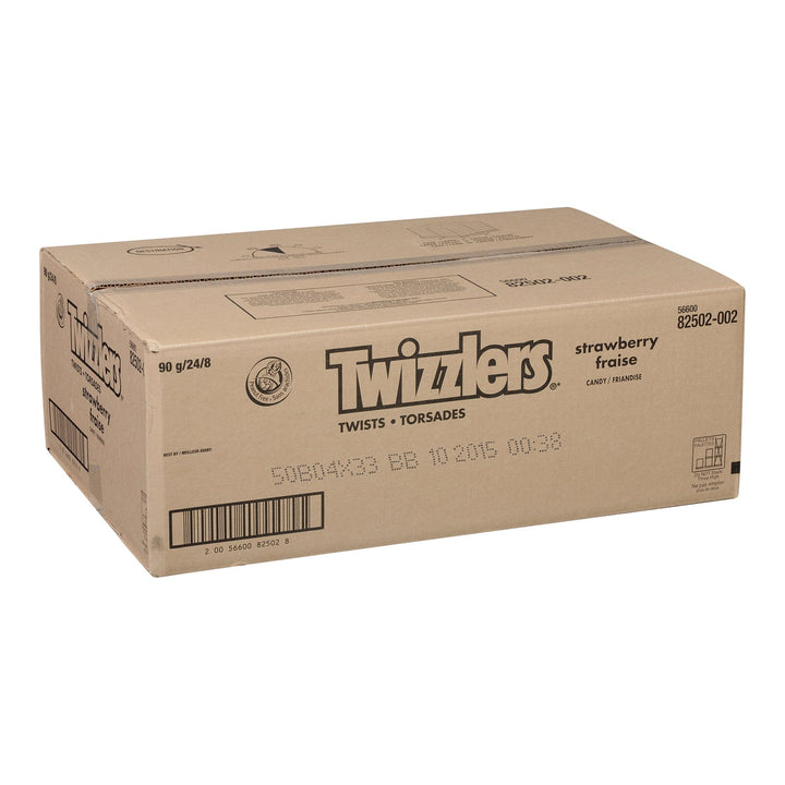 Candy Strawberry Twizzler - 192 x 90 g (Case = 24 x 90 g) - Twizzler - Restaurant and Foodservice Ingredients - Canadian Distribution-1