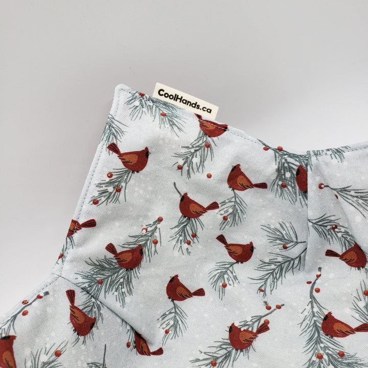 100% Cotton Microwavable Bowl Cozy - Scarlet Feather-3