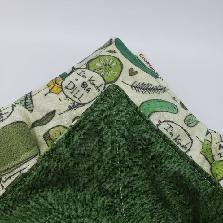 100% Cotton Microwavable Bowl Cozy - Kind of a Big Dill-2