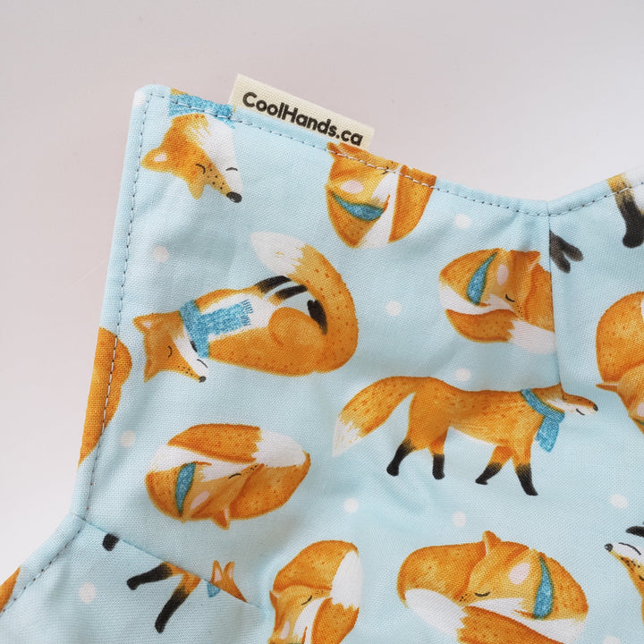 100% Cotton Microwavable Bowl Cozy - Fox Trot-3