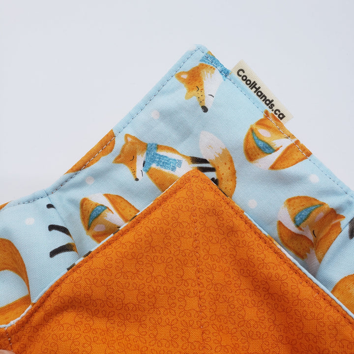 100% Cotton Microwavable Bowl Cozy - Fox Trot-2