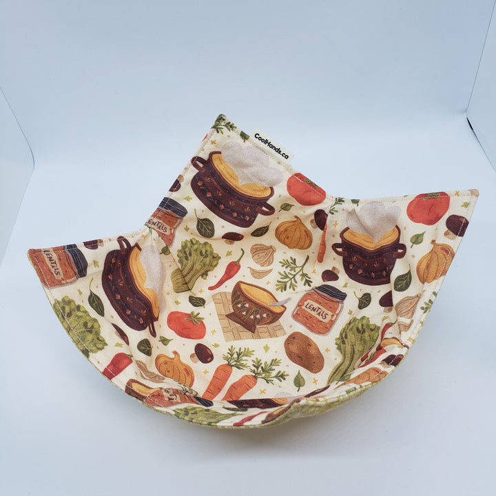 100% Cotton Microwavable Bowl Cozy - SouperBowl-2