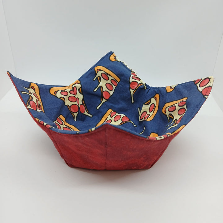 100% Cotton Microwavable Bowl Cozy - Pizza Party-4