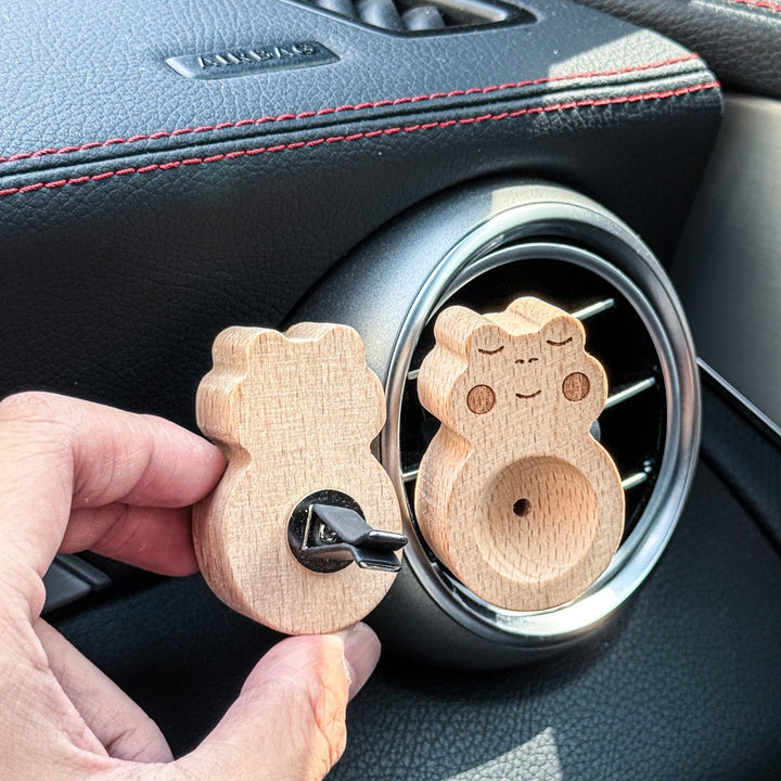 Frog - Wooden Essential Oil Diffuser | Incense Holder-2