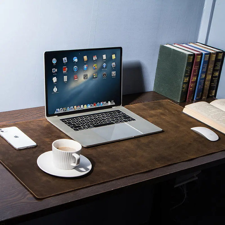 Extra large non-slip desktop computer desk leather pad My Store