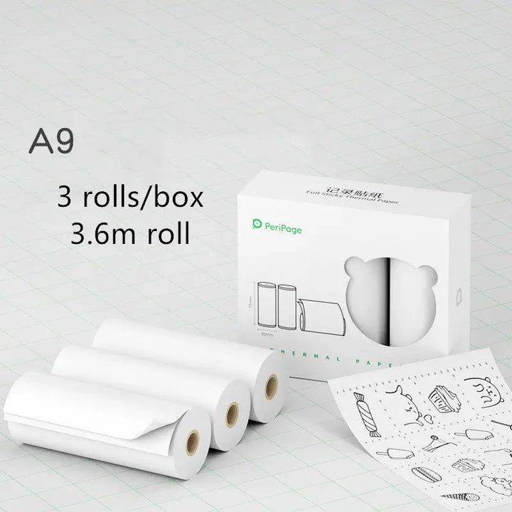 Mini Bliuetooth Wireless Thermal Printer Paper Sticker Label Printer My Store