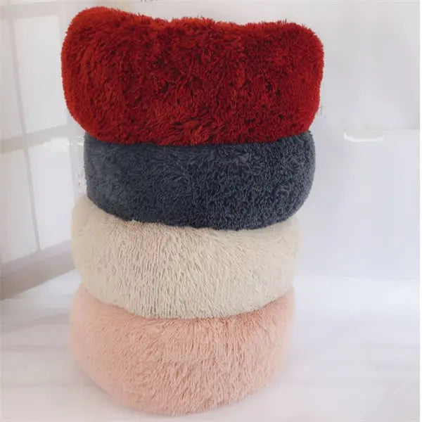 Round Long Hairy Autumn And Winter Nest Pad Cat Mattress My Store