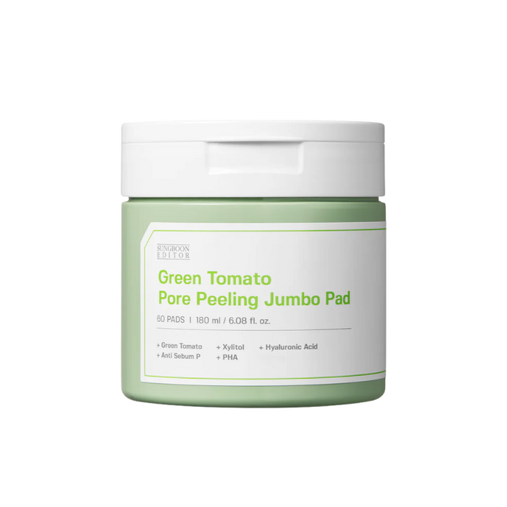 Sungboon Editor Green Tomato Pore Peeling Jumbo Pad 180ml / 60pads Sungboon Editor