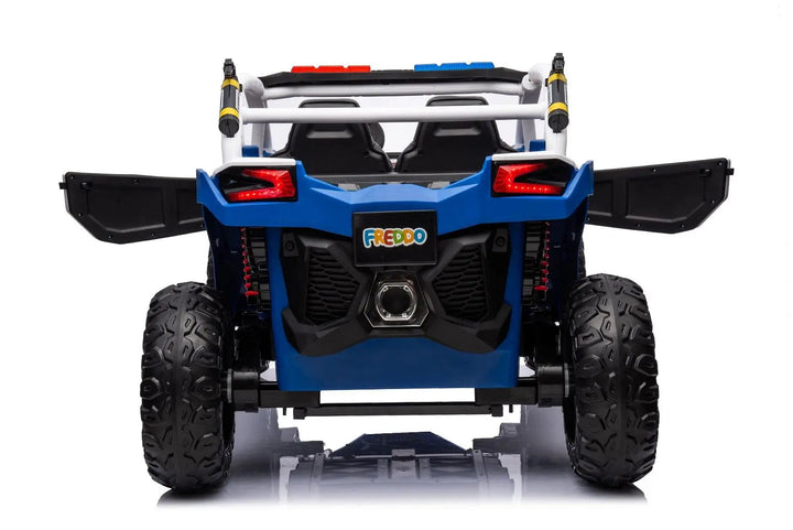24V 4x4 Freddo Storm Police UTV 2-Seater for Kids with Lights & Sirens for Action-Packed Adventures-4