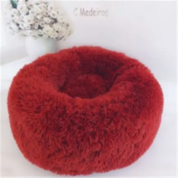 Round Long Hairy Autumn And Winter Nest Pad Cat Mattress My Store