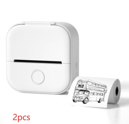 Portable Mini Thermal Label Printer Home Photo Printer Student Wrong Question Printer Bluetooth-compatible Mini Label Printer Price Tag My Store