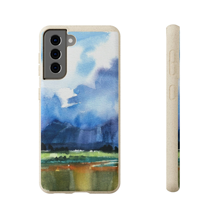Biodegradable Phone Case with 'Tranquil Mountain View 4' Landscape Original Artwork by Barbara Cleary-42