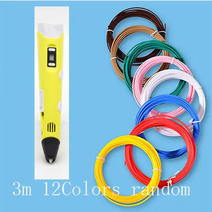 3D print pen 3D pen two generation graffiti 3D stereoscopic paintbrush children puzzle painting toys My Store