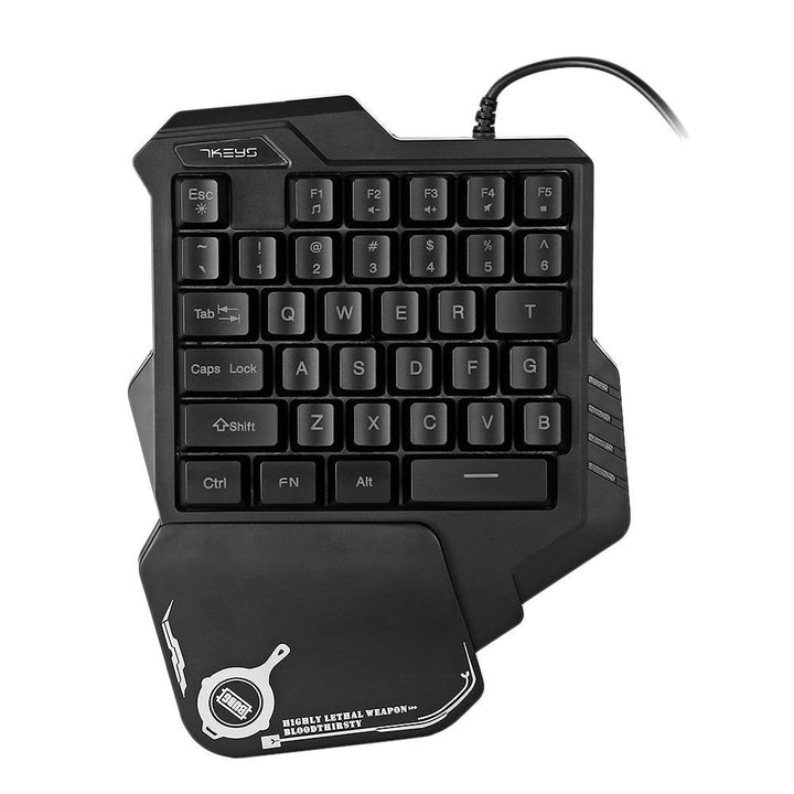 One-Handed Mechanical Gaming Keyboard RGB Backlit Portable Mini Gaming Keypad Game Controller My Store