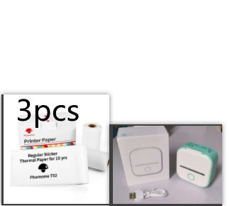 Portable Mini Thermal Label Printer Home Photo Printer Student Wrong Question Printer Bluetooth-compatible Mini Label Printer Price Tag My Store