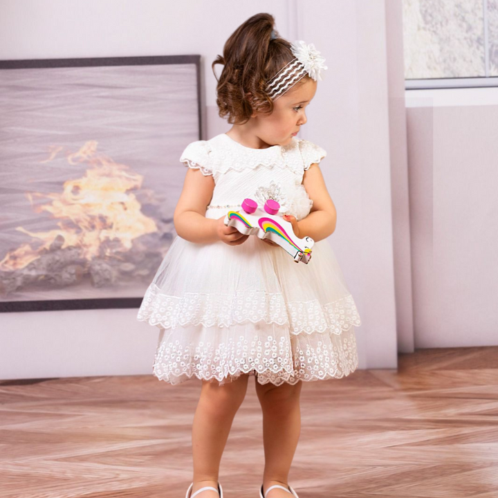 Sweet Vintage Formal Baby Dress-2