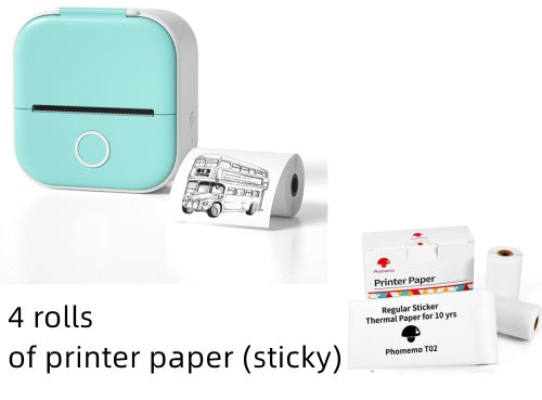 Portable Mini Thermal Label Printer Home Photo Printer Student Wrong Question Printer Bluetooth-compatible Mini Label Printer Price Tag My Store