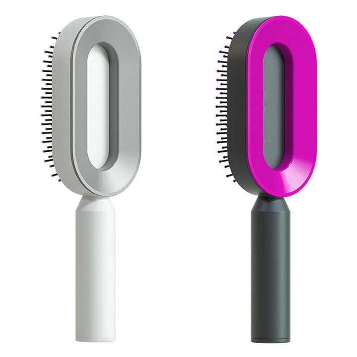 Self Cleaning Hair Brush For Women One-key Cleaning Hair Loss Airbag Massage Scalp Comb Anti-Static Hairbrush My Store