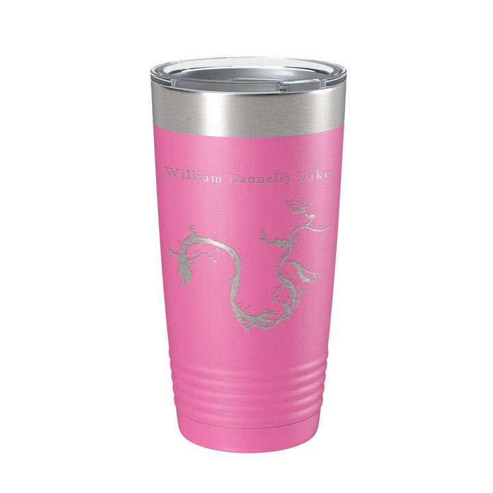 William Bill Dannelly Reservoir Tumbler Lake Map Travel Mug Insulated Laser Engraved Coffee Cup Millers Ferry Alabama 20 oz CarveBright