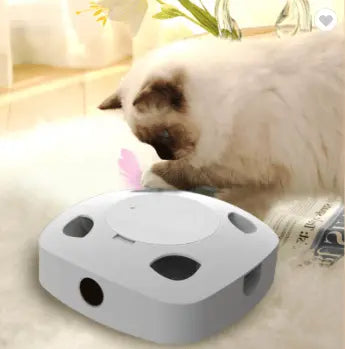 Electric Feather Cat Stick: Interactive Fun For Your Feline Friend Dog Hugs Cat