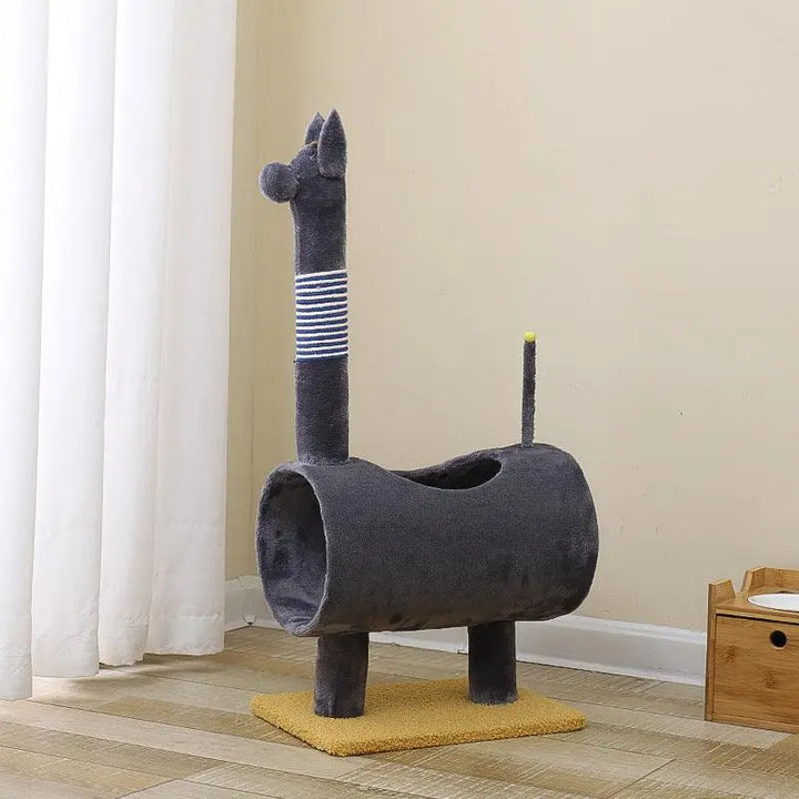 Ultimate Cat Adventure Playground With Built-In Litter Box Dog Hugs Cat