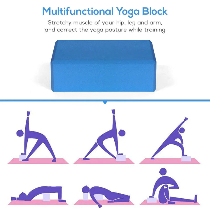 Yoga Block and Strap Set for Stability-3