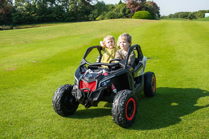 2x24V 4x4 Can Am Maverick 2 Seater Ride on UTV for Kids-2