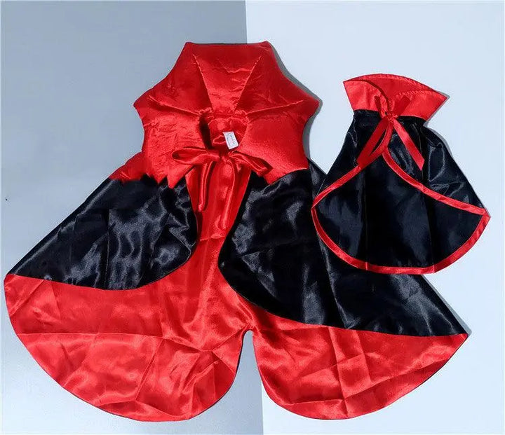 Vampire King Pet Halloween Cape Dog Hugs Cat