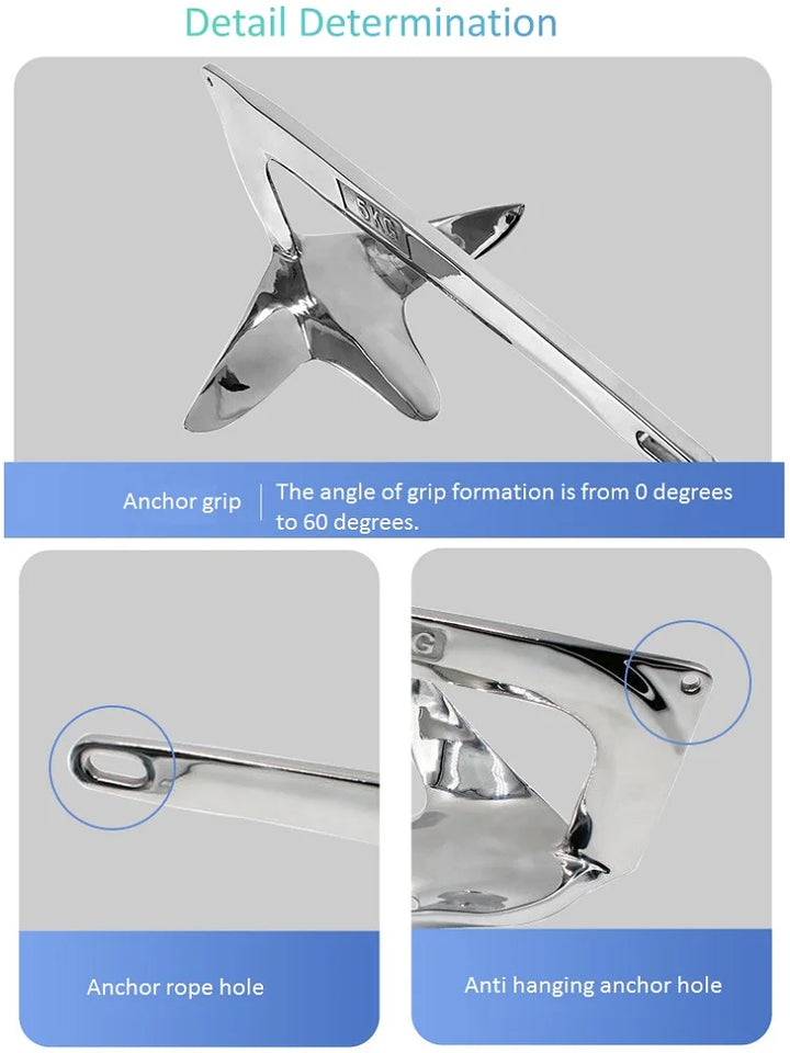 316 Stainless Steel Bruce Anchor-4