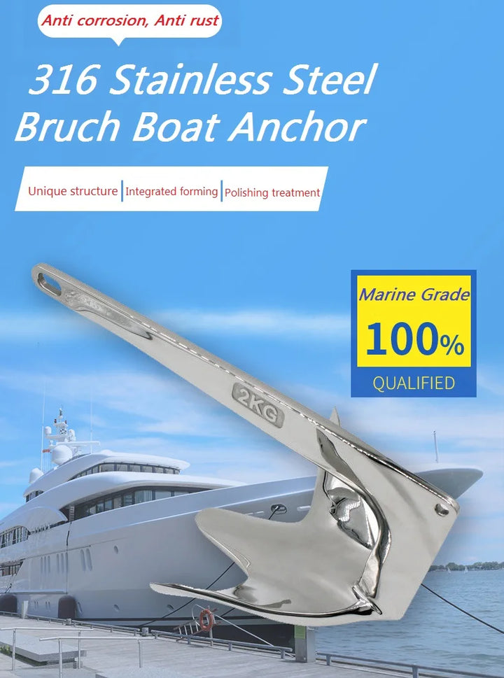 316 Stainless Steel Bruce Anchor-2