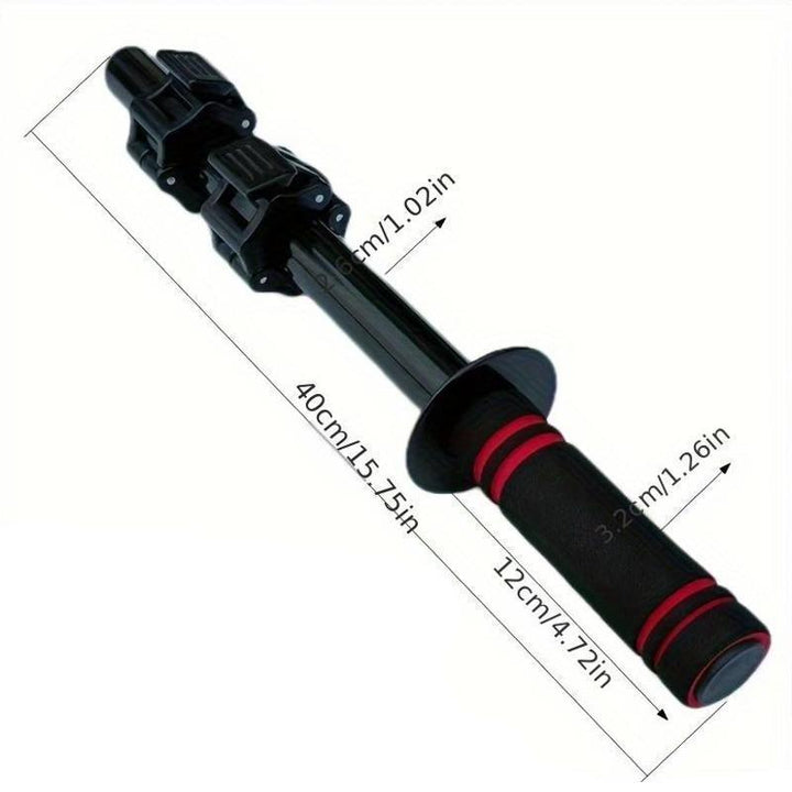 Adjustable Dumbbell Handles for Arm & Forearm Strength Training(Black)-1