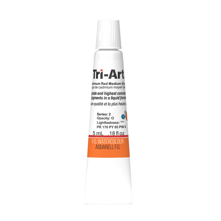 Tri-Art Water Colours - Cadmium Red Medium Hue-2