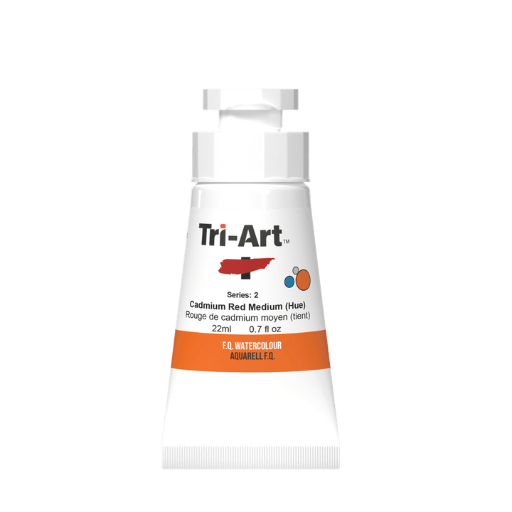 Tri-Art Water Colours - Cadmium Red Medium Hue-4