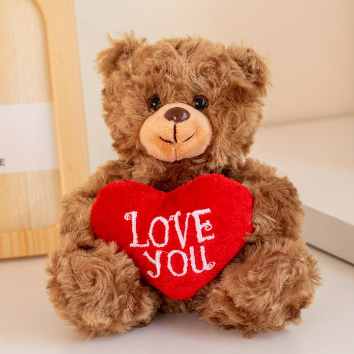 Valentine's 'Love You' Plush Bear-1