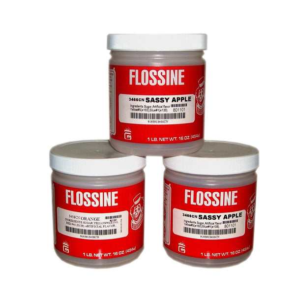 White Citrus Flossine® | COTTON CANDY SUPPLIES CANADA | 12 X 1 LBS PER CASE-0