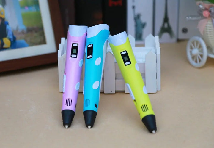 3D print pen 3D pen two generation graffiti 3D stereoscopic paintbrush children puzzle painting toys My Store