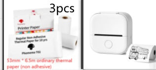 Portable Mini Thermal Label Printer Home Photo Printer Student Wrong Question Printer Bluetooth-compatible Mini Label Printer Price Tag My Store