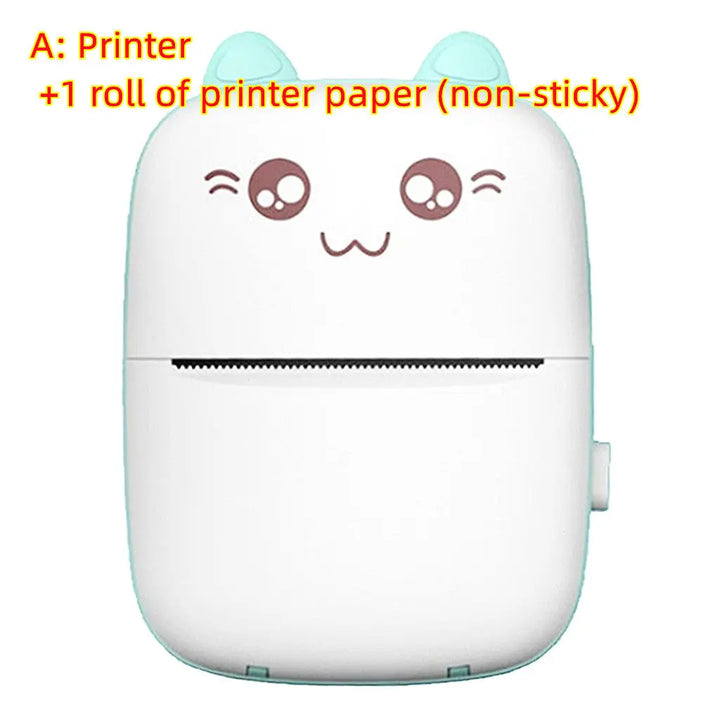 Mini Printer Portable Mini Bluetooth WiFi New Wrong Printer Mobile Phone Photo Title Note Hot Print Pocket Student Error Label Printer My Store
