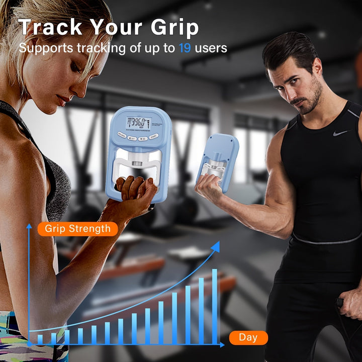 Digital Grip Strength Tester LCD Hand Trainer-1
