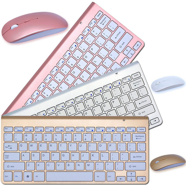 2.4G Wireless Keyboard And Mouse Protable Mini Keyboard Mouse Combo Set For Notebook Laptop Mac Desktop PC Computer Smart TV PS4 My Store