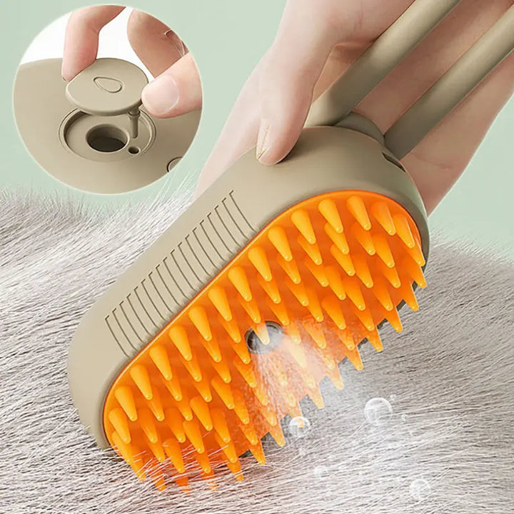 Cat Steam Brush Steamy Dog Brush 3 In 1 Electric Spray Cat Hair Brushes For Massage Pet Grooming Comb Hair Removal Combs Pet Products My Store