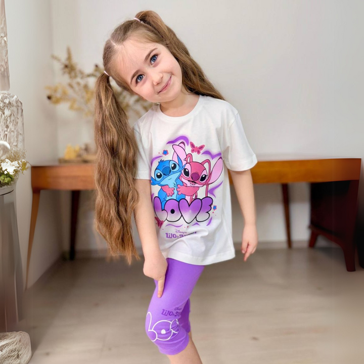 Ohana Love Girls Casual Set-0