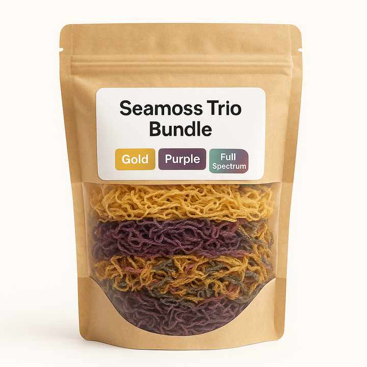 Seamoss Trio Bundle – 2oz Gold, Purple & Full Spectrum-3