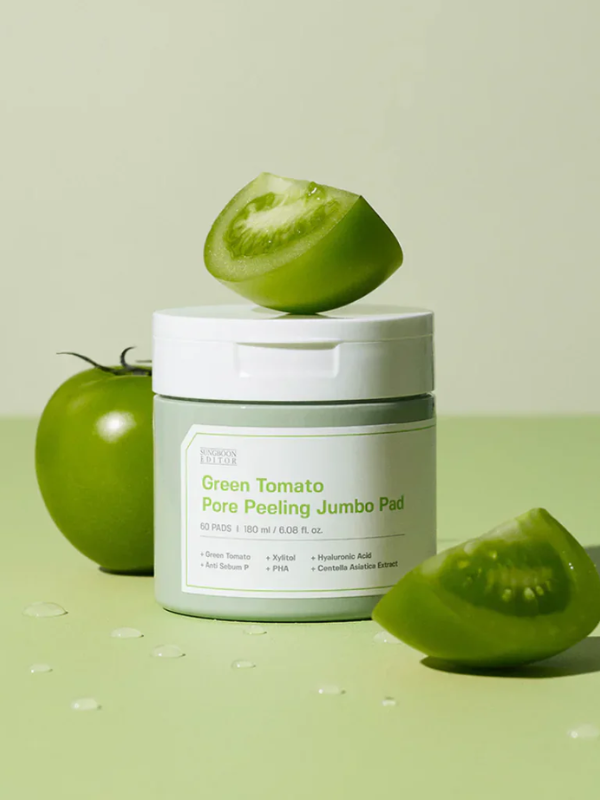 Sungboon Editor Green Tomato Pore Peeling Jumbo Pad 180ml / 60pads Sungboon Editor